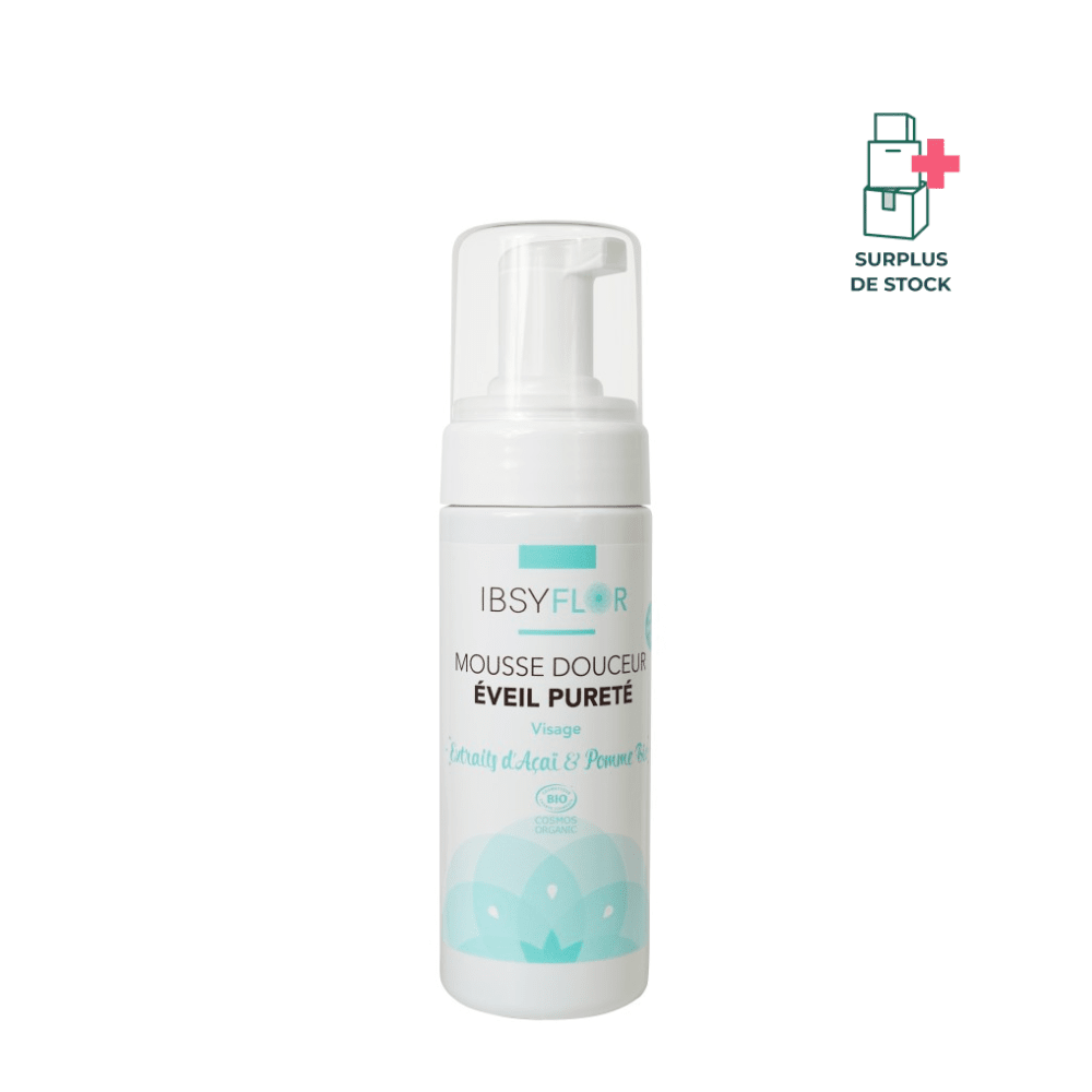 Mousse Douceur Eveil - Nettoyant visage Soin Visage IBSYFLOR 150 ml